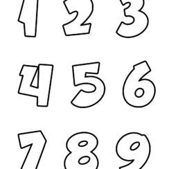 Free Printable Numbers For Crafts