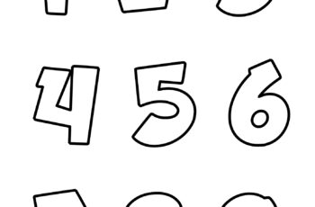 Free Printable Numbers For Crafts