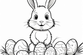 Free Easter Bunny Coloring Pages for Kids